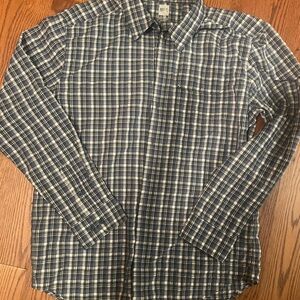 MEC Navy and White Checkered Casual Shirt